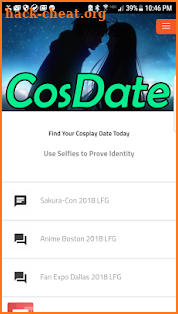 CosDate screenshot