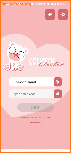 Cosmetic Checker screenshot