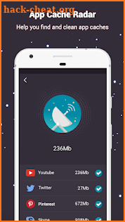 Cosmic Booster - Smart Phone Cache & File Cleaner screenshot