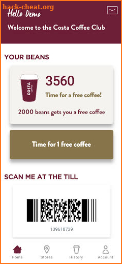 Costa Coffee Club UAE screenshot
