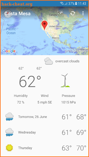 Costa Mesa, CA - weather and more screenshot