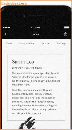 Co–Star Personalized Astrology For Android Advice screenshot