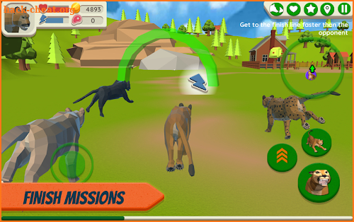 Cougar Simulator: Big Cat Family Game screenshot