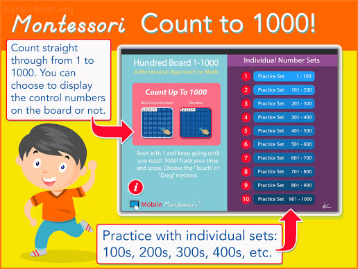 Count to 1000 - Montessori Math for Kids! screenshot