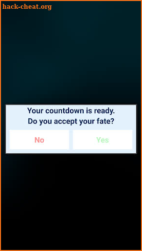 Countdown to death screenshot