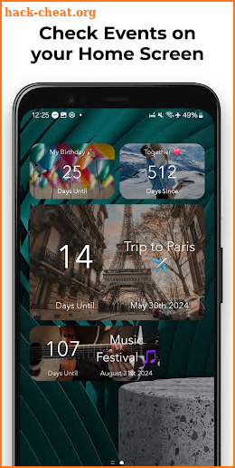 Countdown - Widget & Reminders screenshot