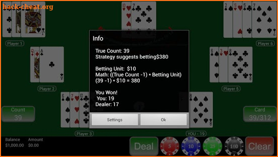 Countem Blackjack Pro 2 screenshot