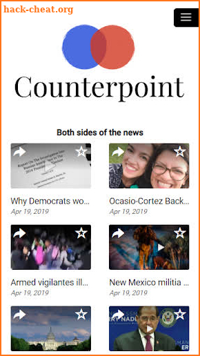 Counterpoint News screenshot