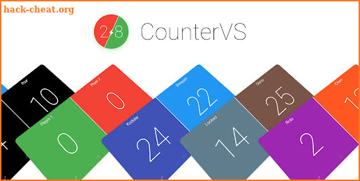 CounterVS - 2 players scoreboard screenshot