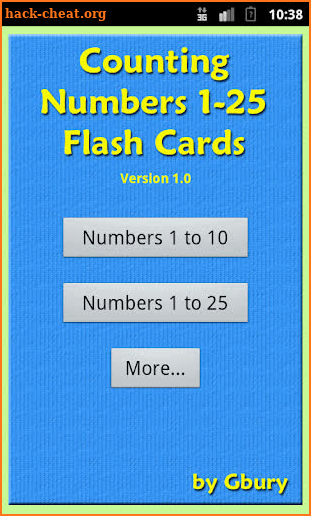 Counting Numbers 1-25 screenshot