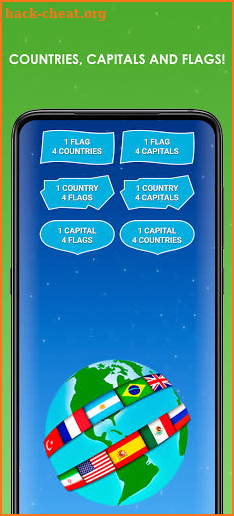 Countries, capitals and flags of the world screenshot