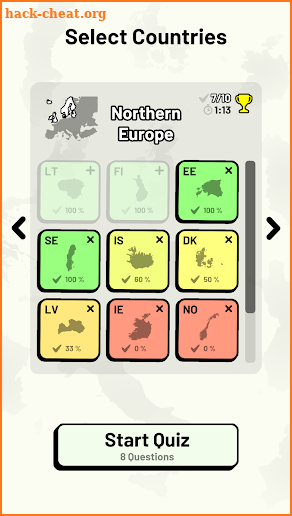 Countries of Europe Quiz - Maps, Capitals, Flags screenshot