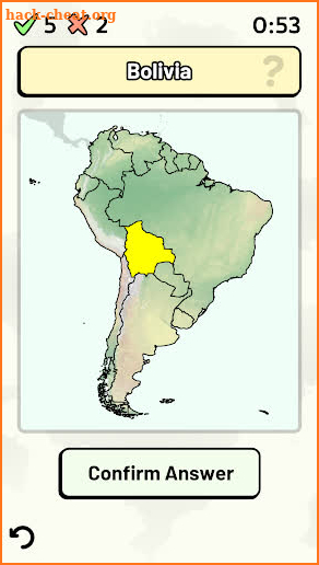 Countries of South America Quiz screenshot