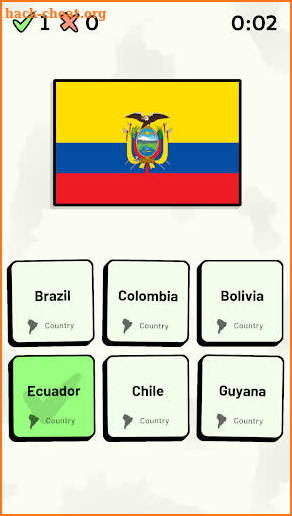 Countries of South America Quiz screenshot