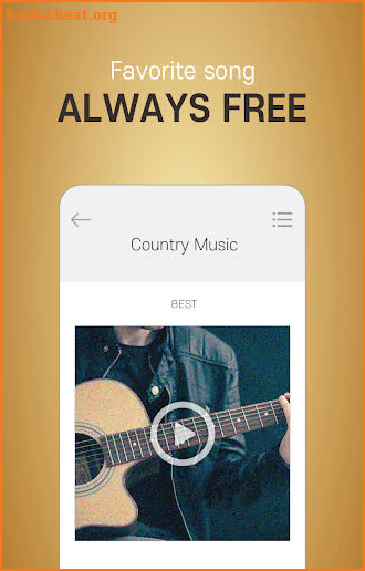 COUNTRY MUSIC  Collection of Popular Country Music screenshot