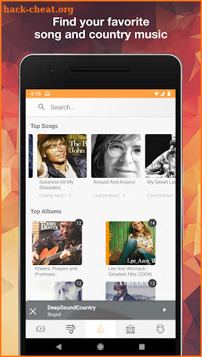 Country Music DeepSound - The Best Country Songs screenshot