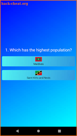 Country Quiz screenshot