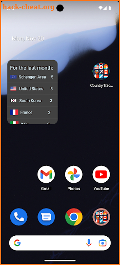 Country Tracker screenshot