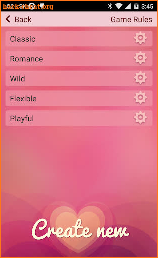 Couple foreplay sex card game screenshot