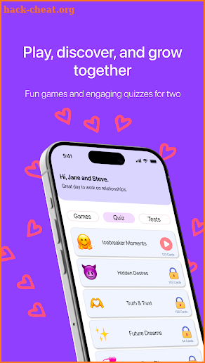 Couple games for adults - U&M screenshot