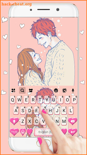 Couple In Love2 Keyboard Theme screenshot