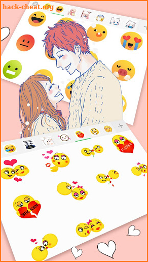 Couple In Love2 Keyboard Theme screenshot