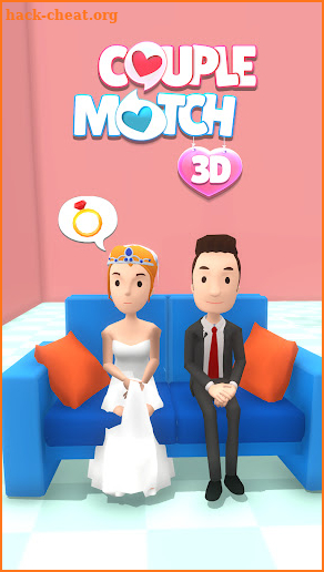 Couple Match 3D screenshot