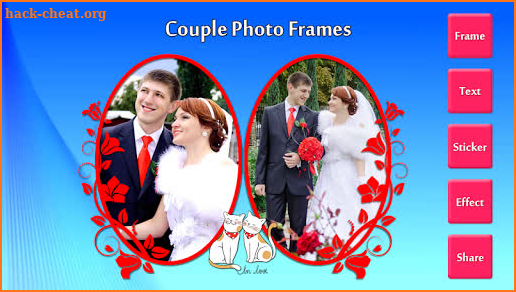 Couple Photo Frames - Romantic Couple Photo Frames screenshot