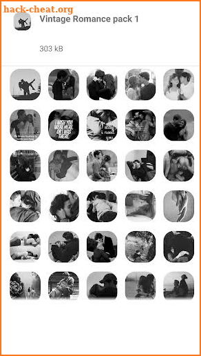 Couple Romantic Kiss Stickers- WAStickerApp screenshot
