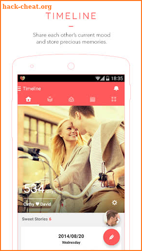Couplete - App for Couples screenshot