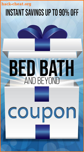 Coupon for Bed Bath and Beyond screenshot