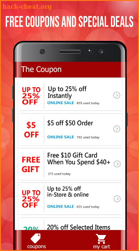 Coupon for JCPenney screenshot
