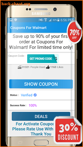 coupon for walmart screenshot