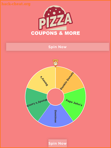 Coupon Wheel - Get Fast Food Coupons screenshot