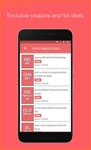 Couponat - Airbnb coupons, vouchers & promo codes screenshot