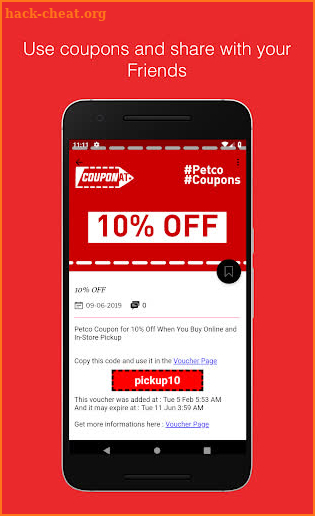 Couponat - Petco, Pet food coupons, codes & promos screenshot