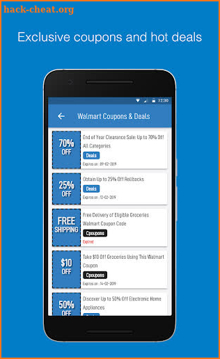 Couponat - Walmart coupons and promo codes screenshot