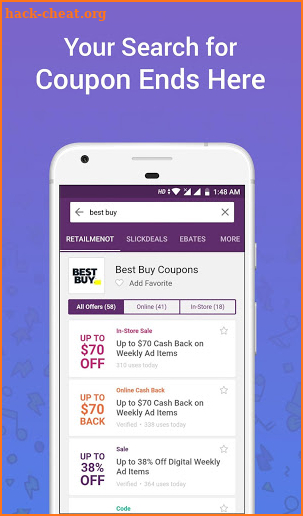 Coupons Buddy - Offers, Deals & Discounts screenshot