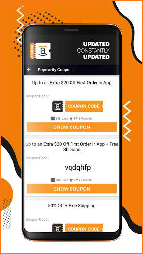 Coupons for Amazon Discounts Promo Codes screenshot