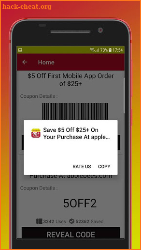 Coupons for Applebee's Grill & Bar Deals Discounts screenshot