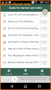 Coupons for barnes and noble screenshot