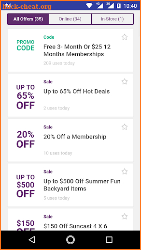 Coupons for BJ''s Wholesale Club screenshot