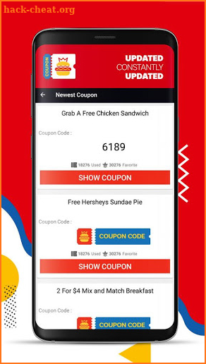 Coupons for Burger King Discounts Promo Codes screenshot