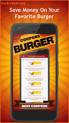 Coupons for Burger King - Fresh Offers, Hot Deals• screenshot