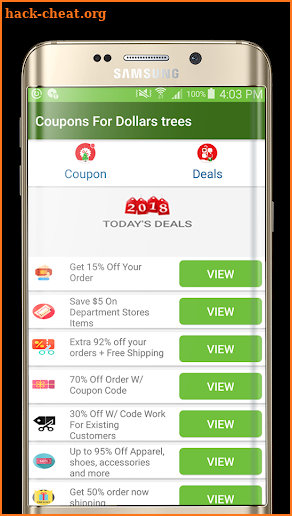 coupons for dollars trees 2 screenshot
