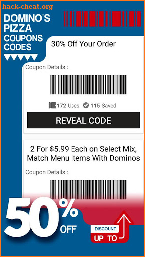 Coupons for Domino's Pizza 🍕 Deals & Discounts screenshot