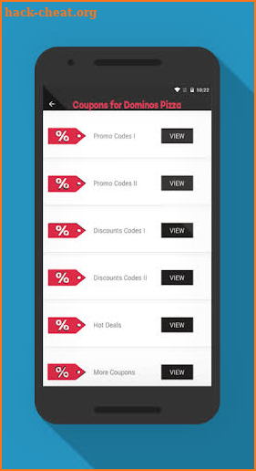 Coupons for Domino's Pizza Deals & Discounts Codes screenshot