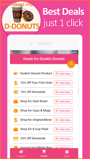 Coupons for Dunkin Donuts - Perks & Rewards screenshot
