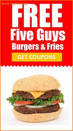 Coupons for Five Guys Burgers & Fries screenshot