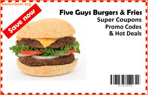 Coupons for Five Guys Burgers & Fries screenshot